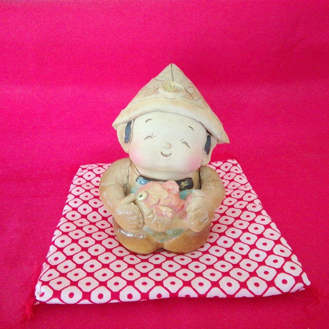 Amazon | 五月人形 端午の節句 男の子 鯛 お祝い めでたい 陶人形 陶器